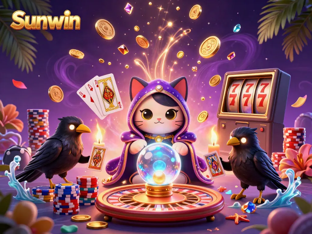 Experience the excitement at Sunwin, a dynamic casino world teeming with fortune and thrilling games.