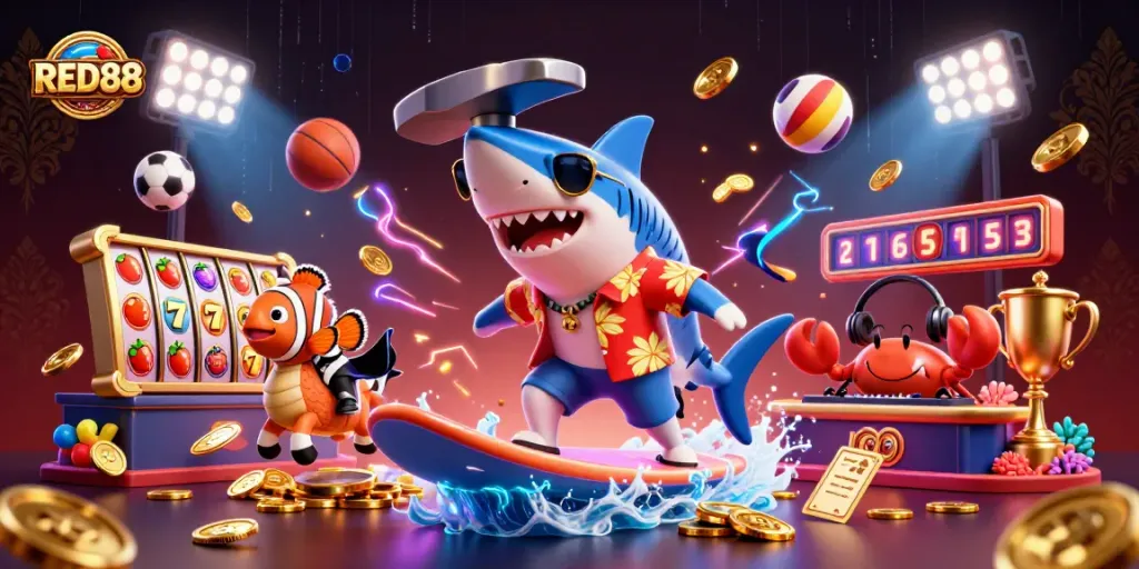 Engage with RED88 by exploring exciting jackpots and vibrant casino games.