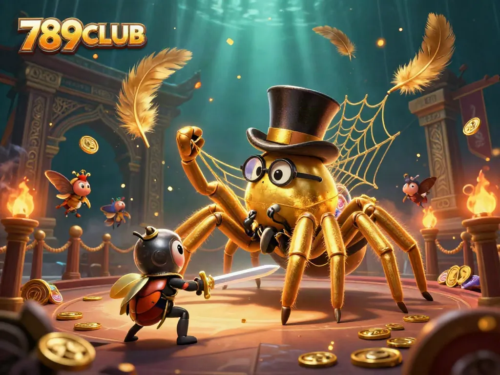 Experience thrilling play at 789CLUB with vibrant character interactions and a dynamic casino setting.