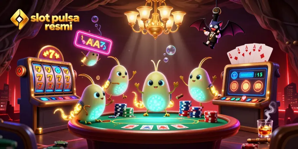 Engage with thrilling slot pulsa resmi experiences in a vibrant casino atmosphere.