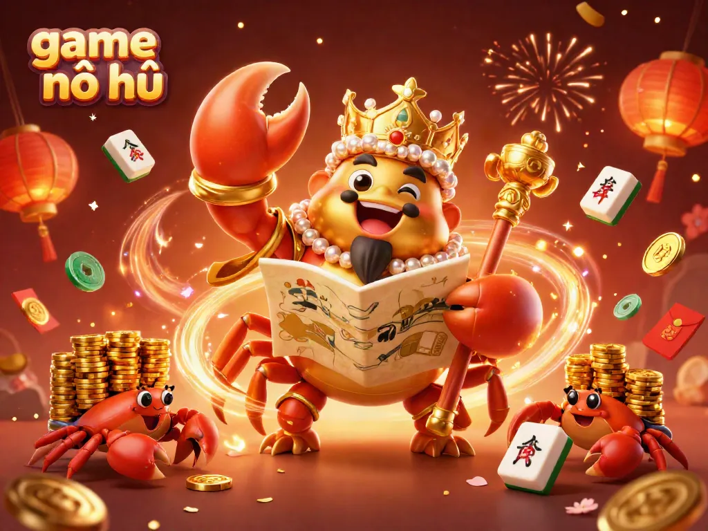 Engage in the thrilling game nổ hũ experience alongside a golden crab emperor and dynamic gaming elements, enriching casino fun.