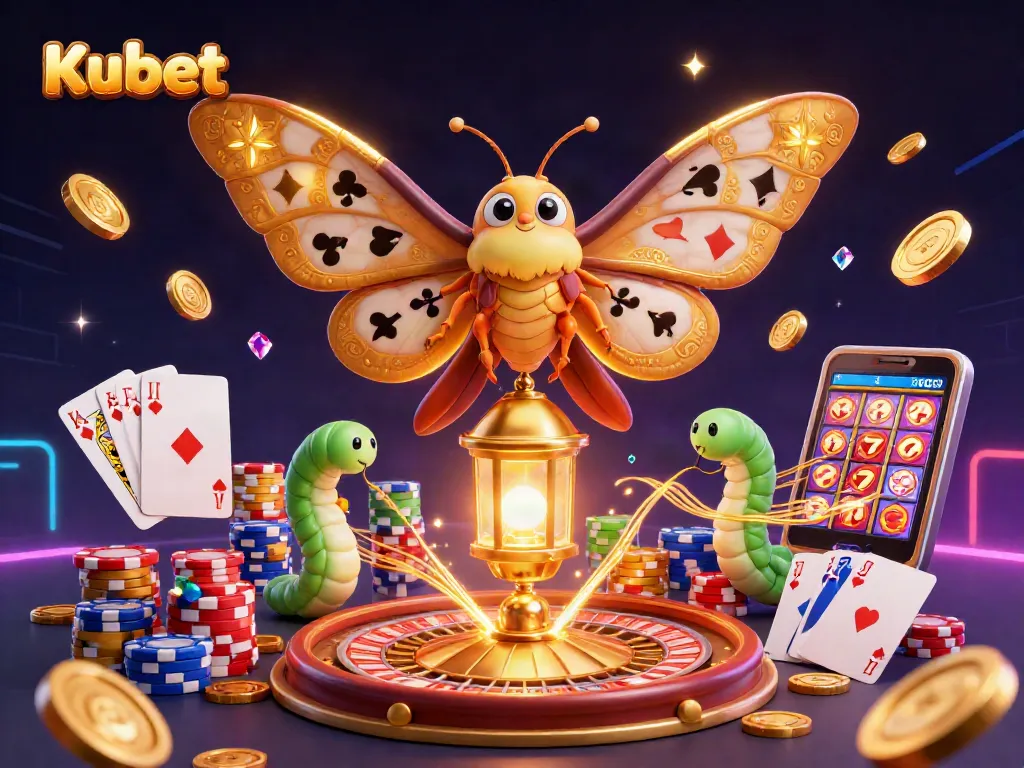 Kubet offers an immersive online gambling experience with vibrant 3D casino scenes filled with action.