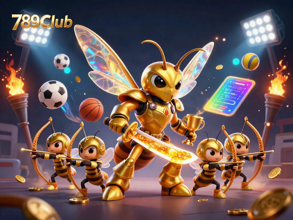 Experience the thrill of gaming at 789Club, featuring dynamic characters and engaging sports elements.