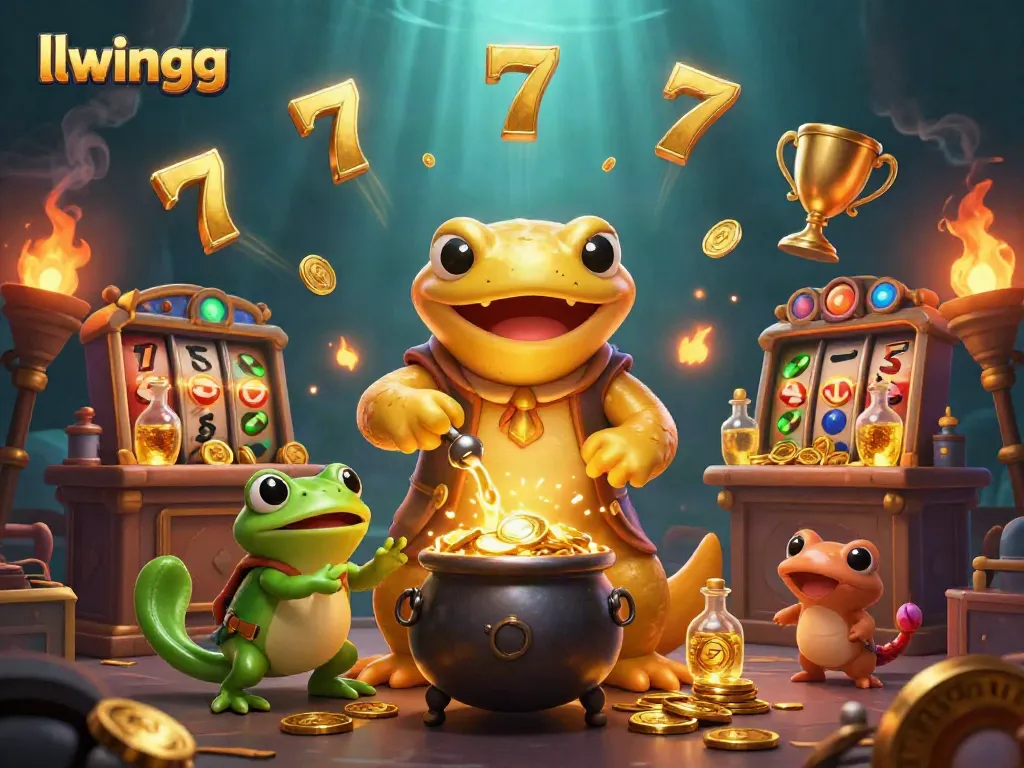 Experience the thrilling adventures at llwingg with a golden alchemist and casino elements.